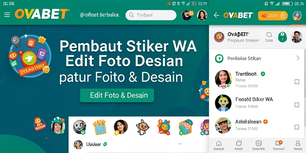Tampilan antarmuka OVABET yang menarik dan fungsional.